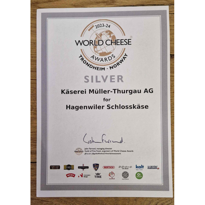 Hagenwiler Schlosskäse aus der Schweiz, Thurgau alt & kräftig