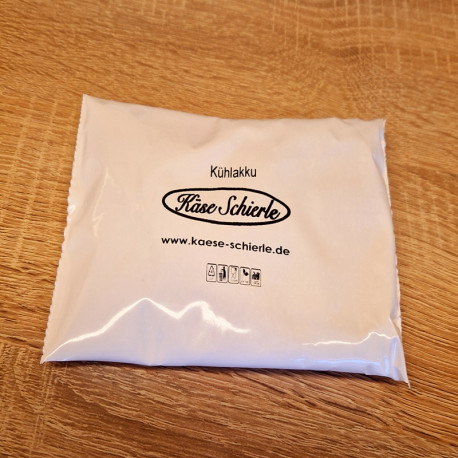 Kühlakku "Käse Schierle" 19x10cm